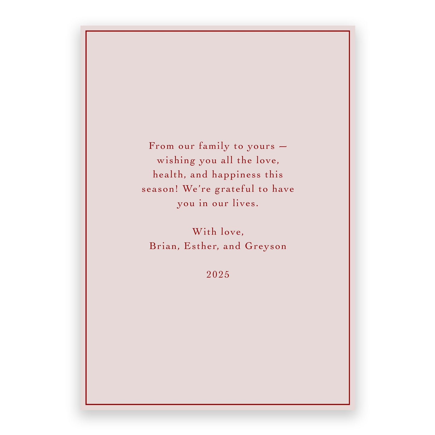 RED BOW GARLAND DIGITAL TEMPLATE