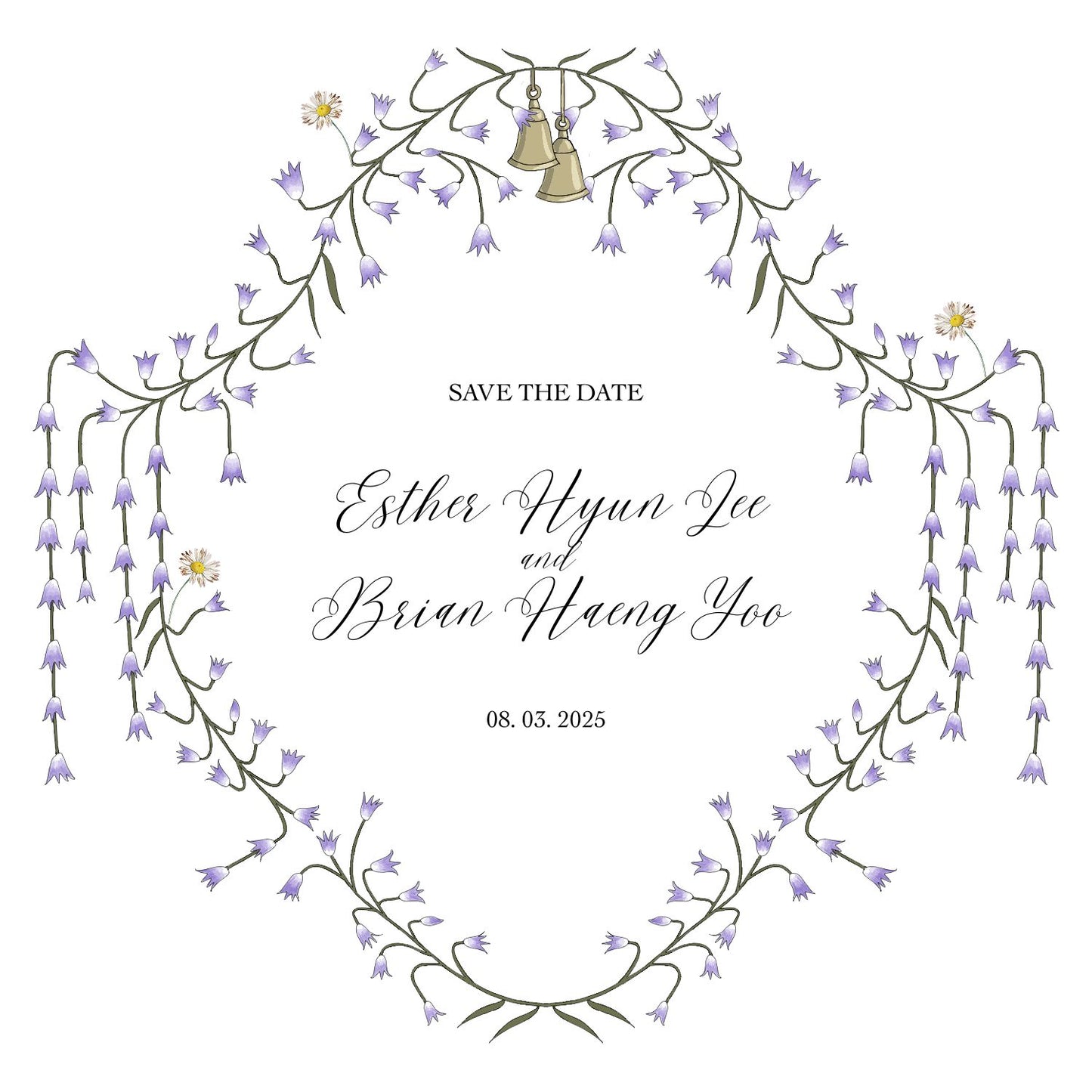 BLUEBELL INVITATION DIGITAL TEMPLATE