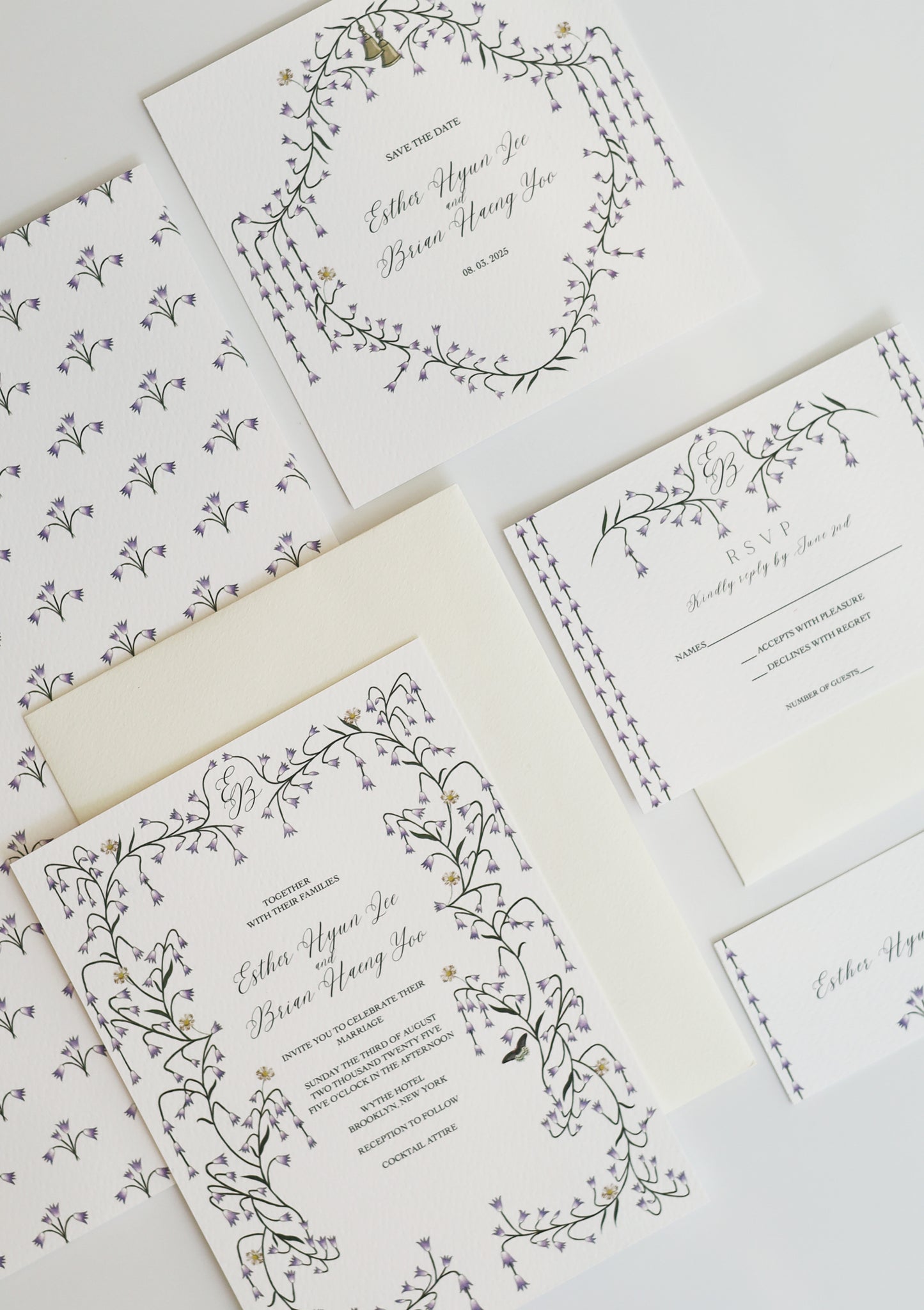 BLUEBELL INVITATION DIGITAL TEMPLATE