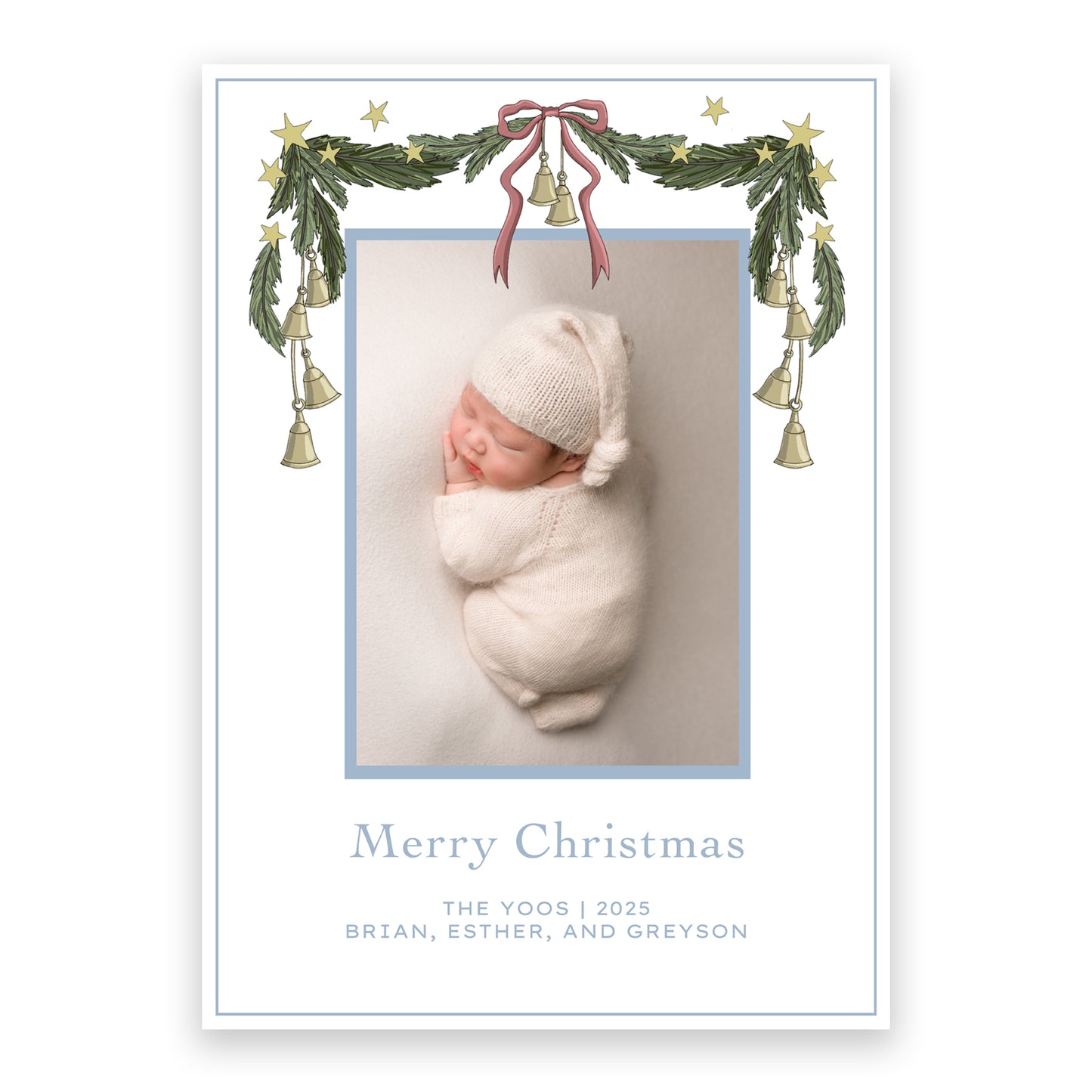 HOLIDAY BELLS GARLAND DIGITAL TEMPLATE