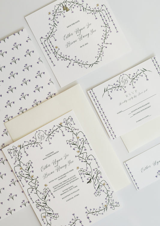 BLUEBELL INVITATION DIGITAL TEMPLATE