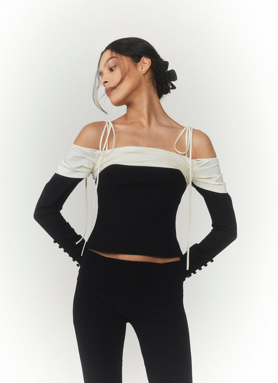 City Girl Top in Black