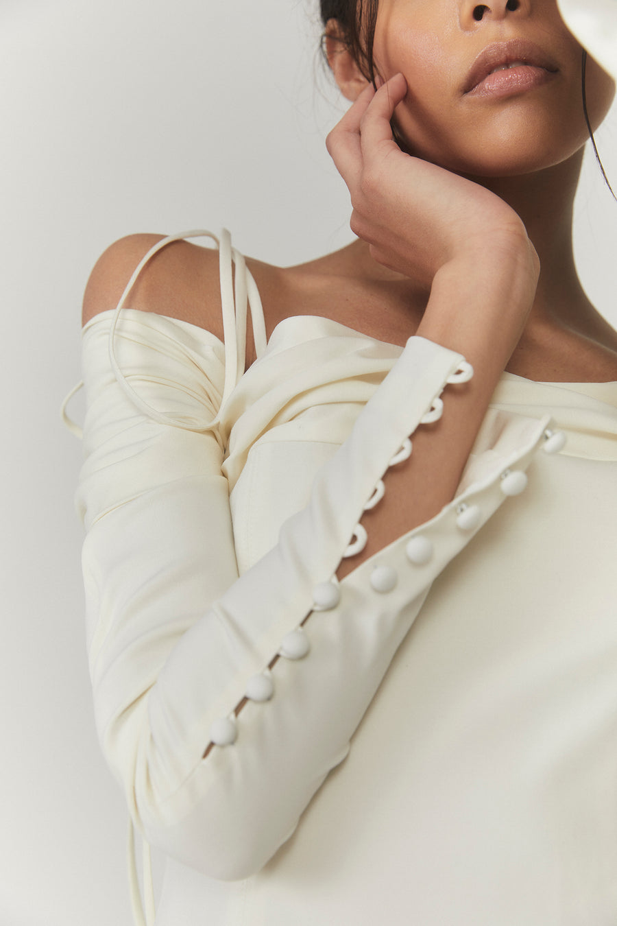 City Girl Top in Ivory