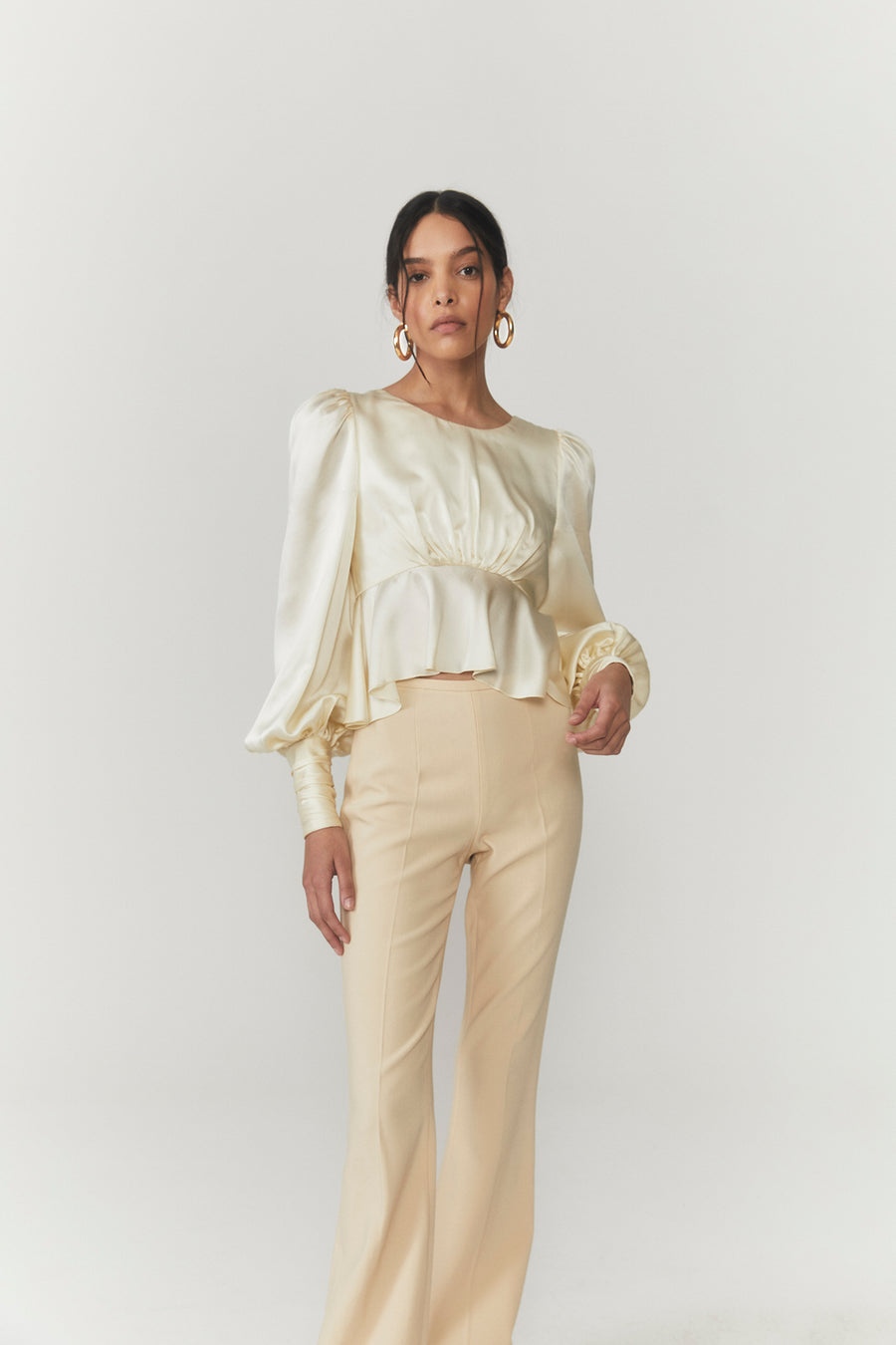 Glam Top in Buttermilk