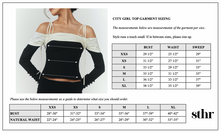 City Girl Top in Black – sthr