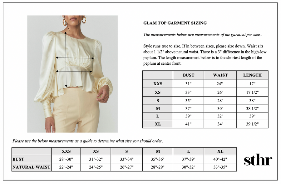 Glam Top in Buttermilk