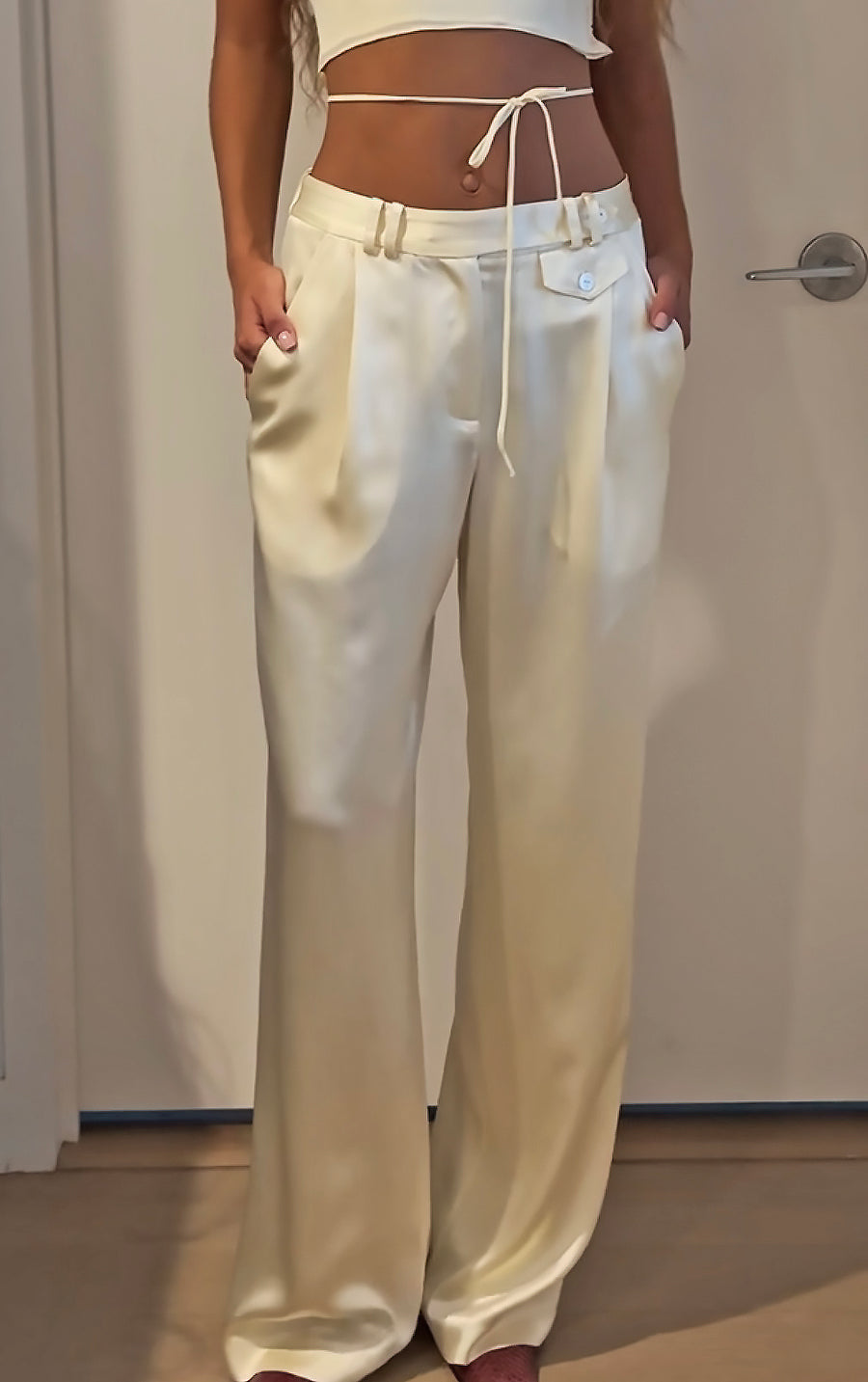 Classic Silk Trousers