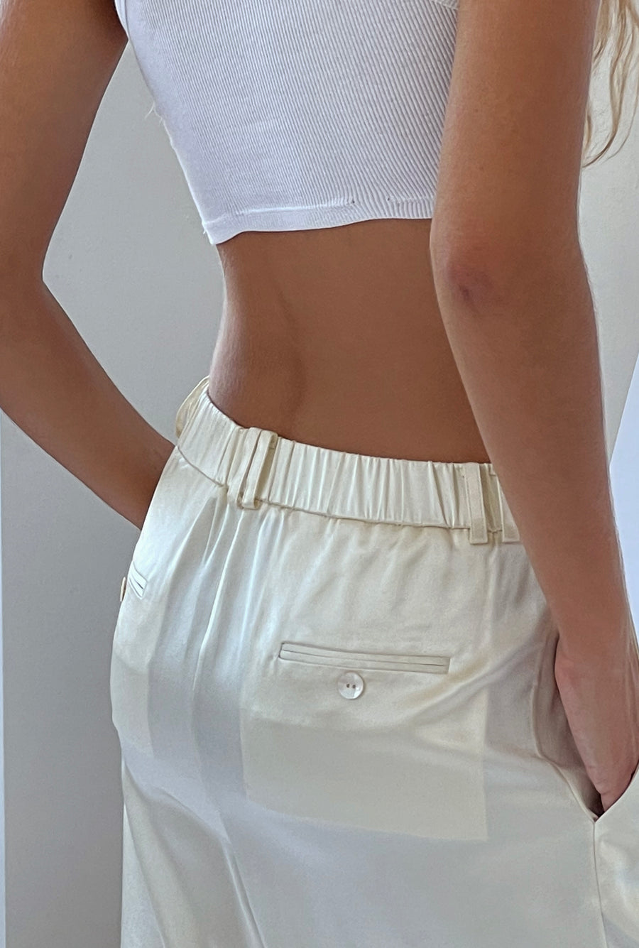 Classic Silk Trousers