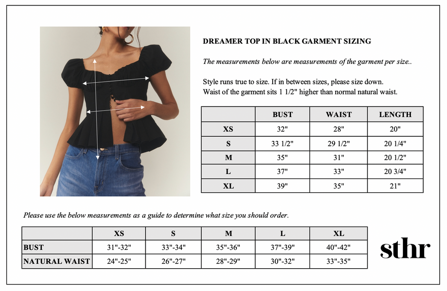 Dreamer Top in Black