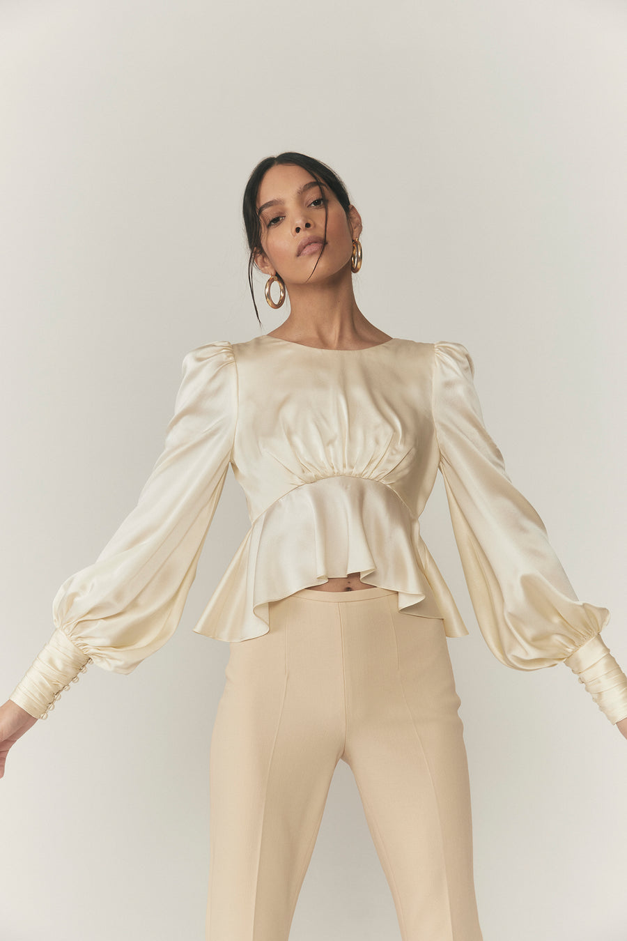 Glam Top in Buttermilk