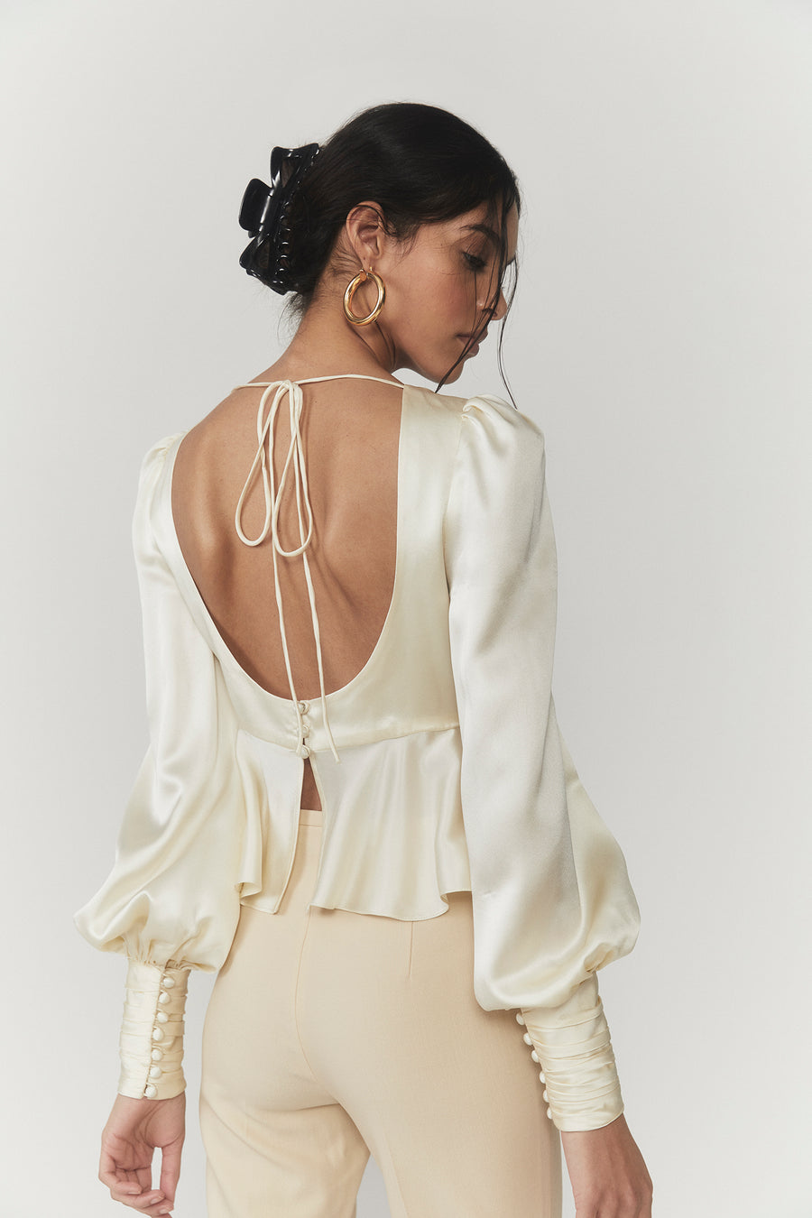 Glam Top in Buttermilk