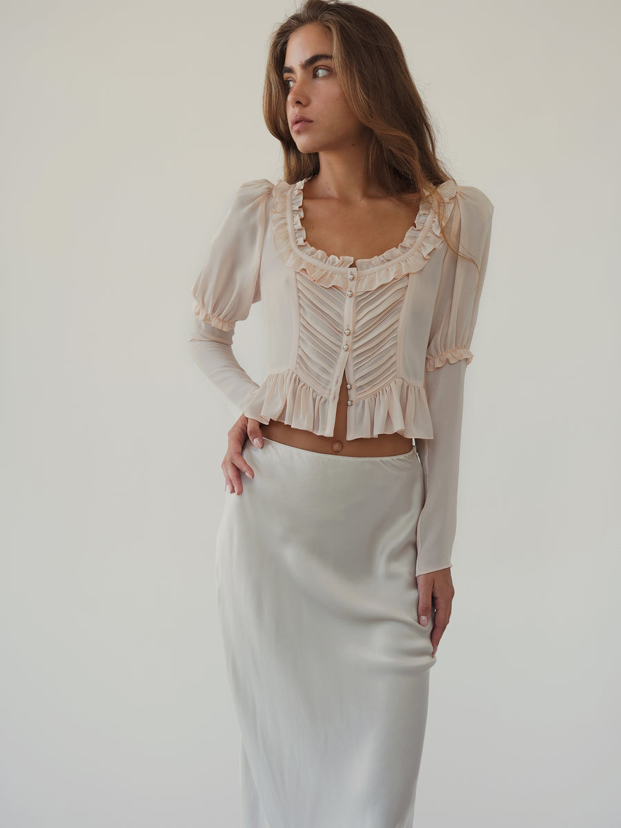 Victorian Top in Silk