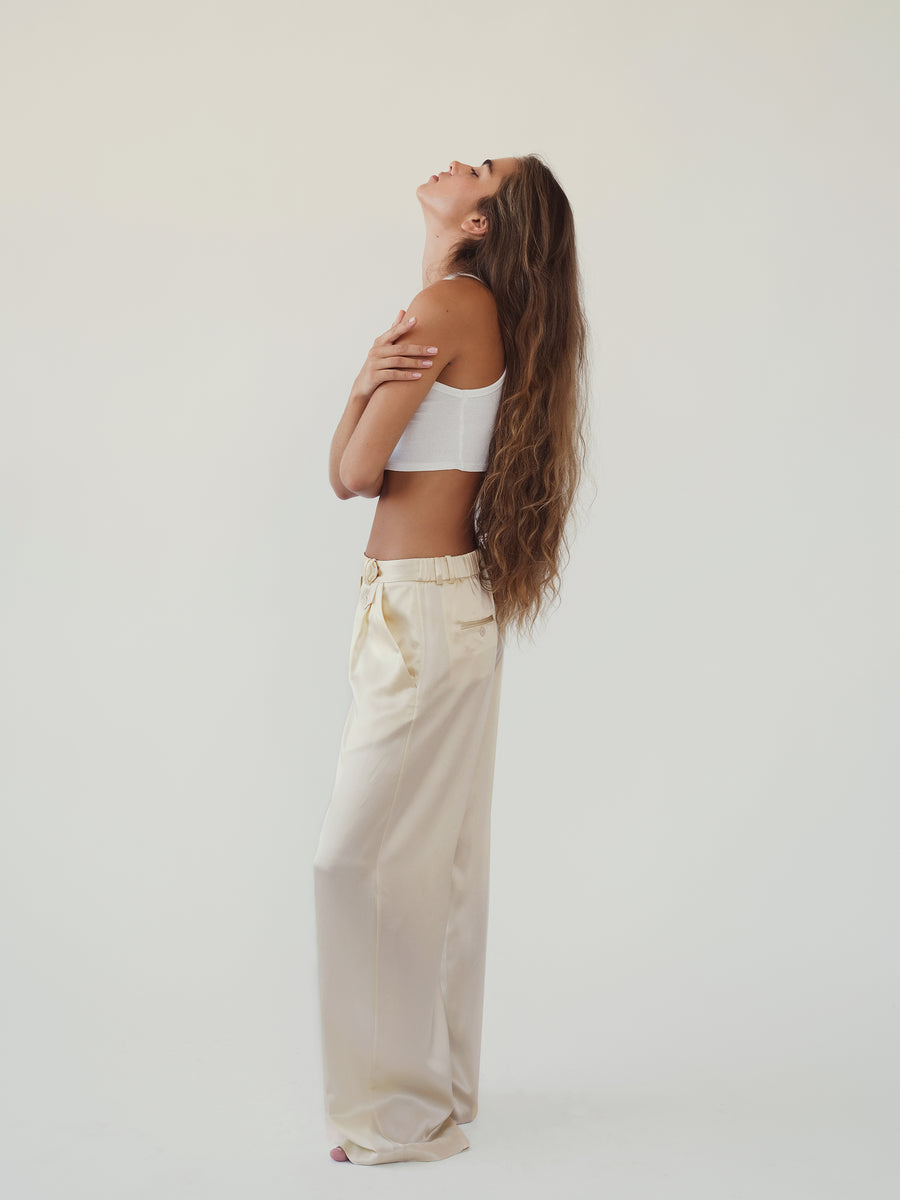 Classic Silk Trousers