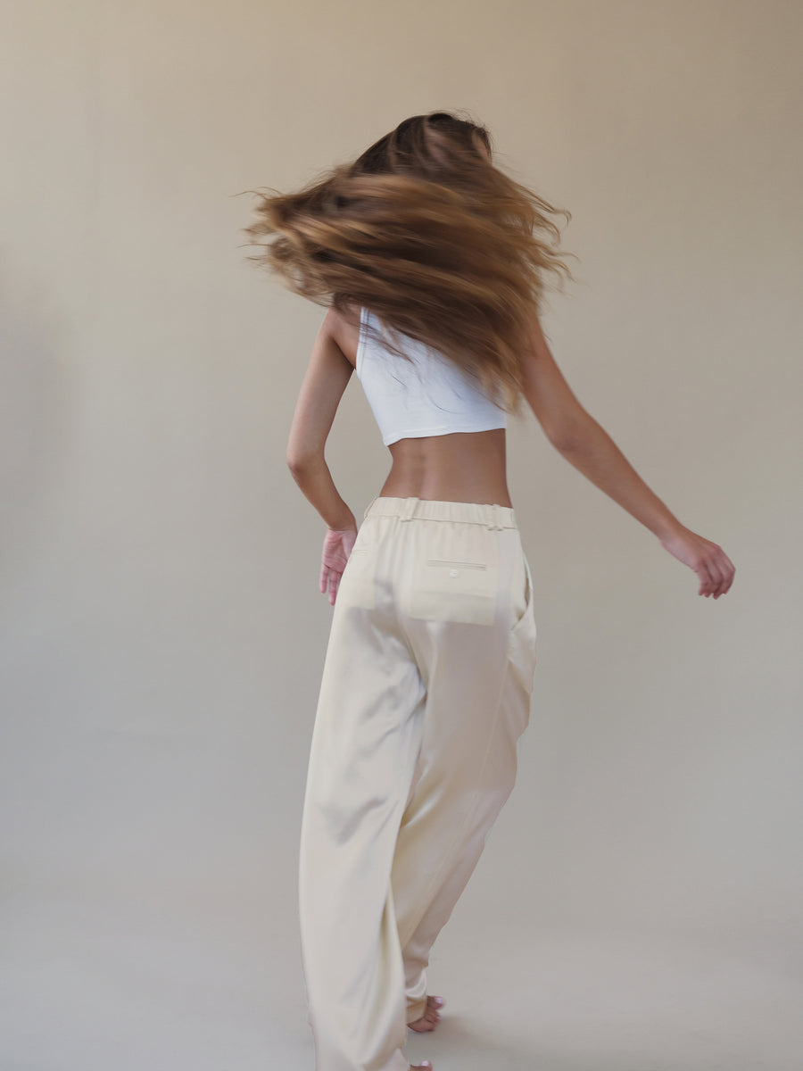 Classic Silk Trousers