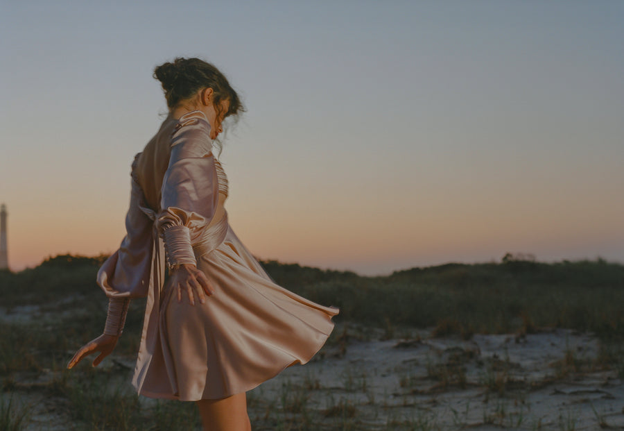 Spotlight Dress in Rose Gold