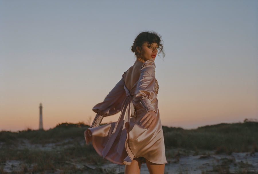 Spotlight Dress in Rose Gold
